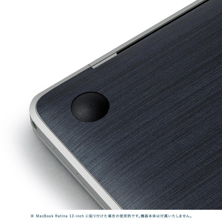 MacBook Air 11インチ スキンシール ケース カバー ステッカー フィルム wraplus 選べる34色 ネイビーブラッシュメタル | MacBook Air | 03