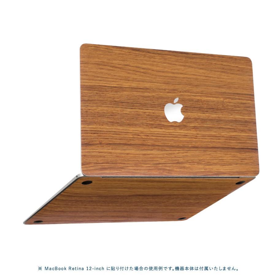 MacBook Air 13インチ スキンシール ケース 新型 M3 M2 M1 2024 2022 2021 フィルム wraplus オーク｜wraplus｜05