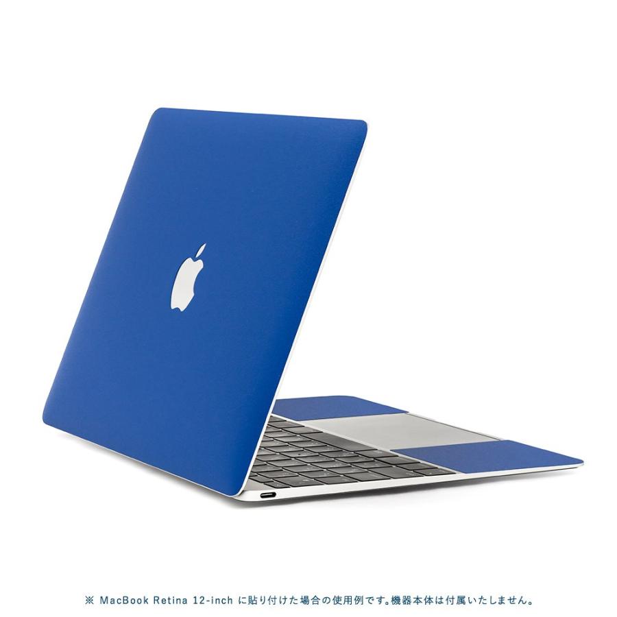 MacBook Air 13インチ スキンシール ケース 新型 M3 M2 M1 2024 2022 2021 フィルム wraplus ブルー 青｜wraplus｜03