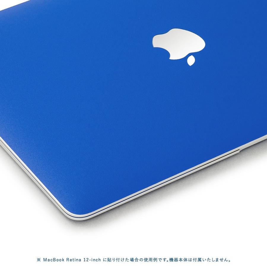 MacBook Air 13インチ スキンシール ケース 新型 M3 M2 M1 2024 2022 2021 フィルム wraplus ブルー 青｜wraplus｜04