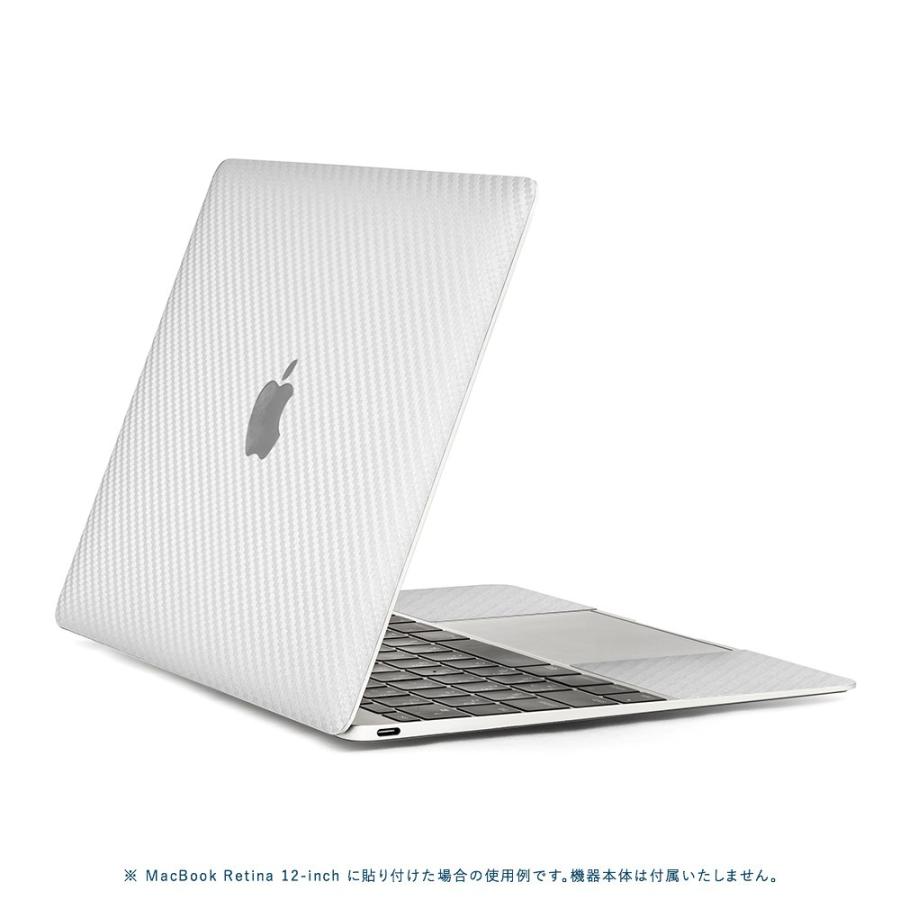 MacBook Air 13インチ スキンシール ケース 新型 M4 M3 M2 M1 2025 2024 2022 2021 wraplus シルバーカーボン | MacBook Air | 02