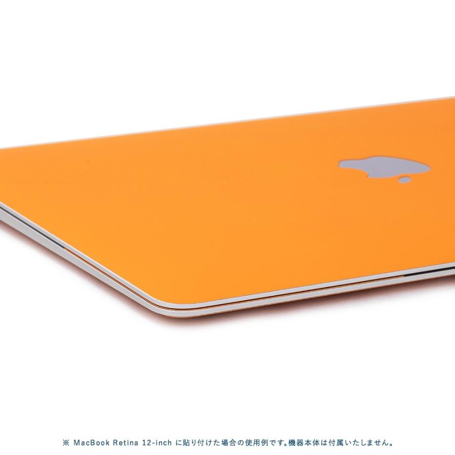 MacBook Pro 13インチ スキンシール ケース カバー フィルム 新型 M1 2022 2020 2019 2018 対応 wraplus オレンジ | MacBook Pro | 03