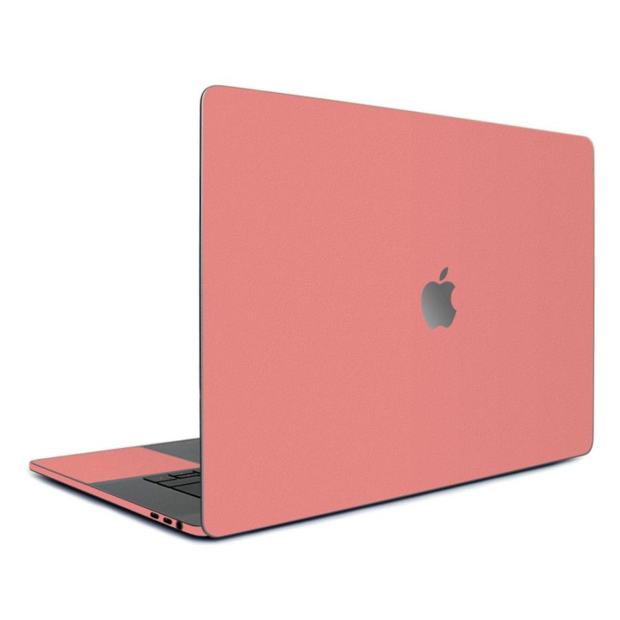 MacBook Pro 13インチ スキンシール ケース カバー フィルム 新型 M1 2022 2020 2019 2018 対応 wraplus サーモンピンク｜wraplus
