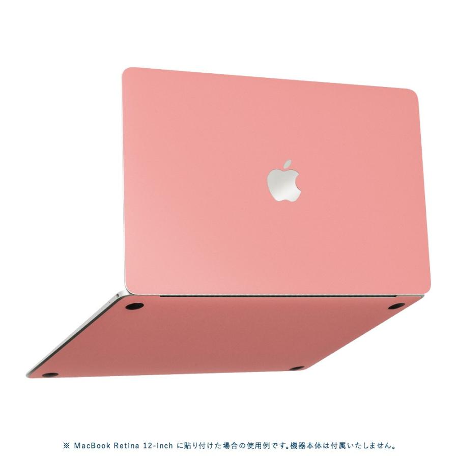 MacBook Pro 13インチ スキンシール ケース カバー フィルム 新型 M1 2022 2020 2019 2018 対応 wraplus サーモンピンク | MacBook Pro | 04