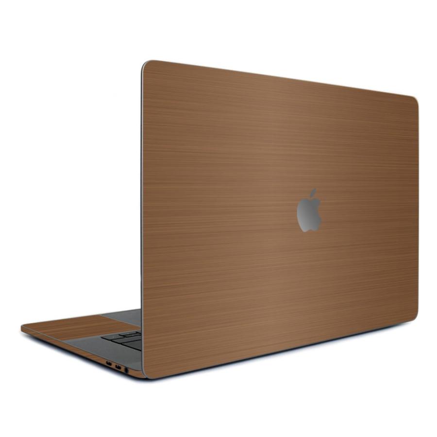 MacBook Pro 13インチ スキンシール ケース カバー フィルム 新型 M1 2022 2020 2019 2018 対応 wraplus ブロンズブラッシュメタル | MacBook Pro