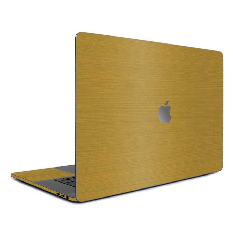 MacBook Pro 55％以上節約 13インチ スキンシール ケース カバー フィルム 新型 完売 2019 2020 対応 ゴールドブラッシュメタル wraplus 2018 M1