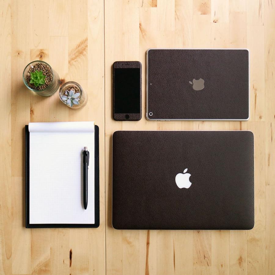 MacBook Pro 13インチ スキンシール ケース カバー フィルム 新型 M1 2022 2020 2019 2018 対応 wraplus ブラウンレザー | MacBook Pro | 01