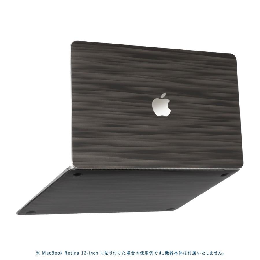 MacBook Pro 13インチ スキンシール ケース カバー フィルム 新型 M1 2022 2020 2019 2018 対応 wraplus ブラックアブストラクト | MacBook Pro | 04