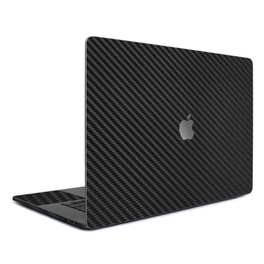 MacBook Pro 15インチ スキンシール ケース カバー フィルム 2019 2018 2017 2016 2015 wraplus ブラックカーボン | MacBook Pro