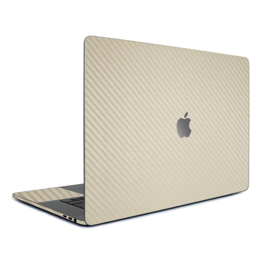 MacBook Pro 15インチ スキンシール ケース カバー フィルム 2019 2018 2017 2016 2015 wraplus ゴールドカーボン | MacBook Pro