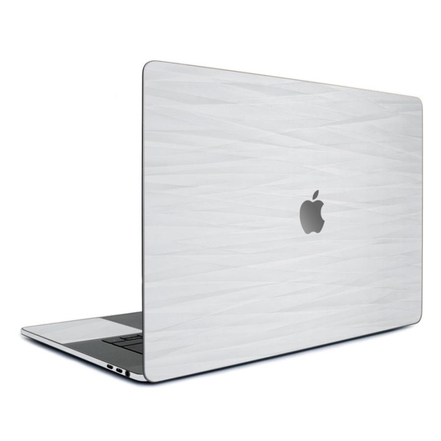 MacBook Pro 15インチ スキンシール ケース カバー フィルム 2019 2018 2017 2016 2015 wraplus ホワイトアブストラクト | MacBook Pro