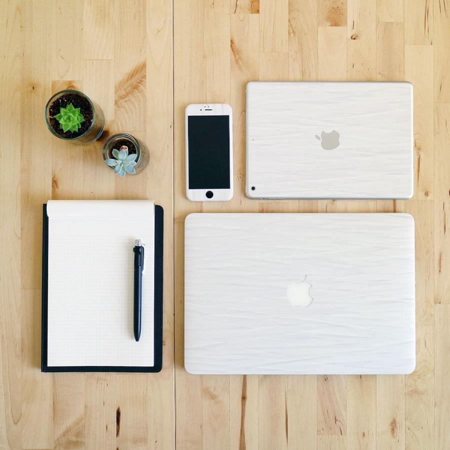 MacBook Pro 15インチ スキンシール ケース カバー フィルム 2019 2018 2017 2016 2015 wraplus ホワイトアブストラクト | MacBook Pro | 01