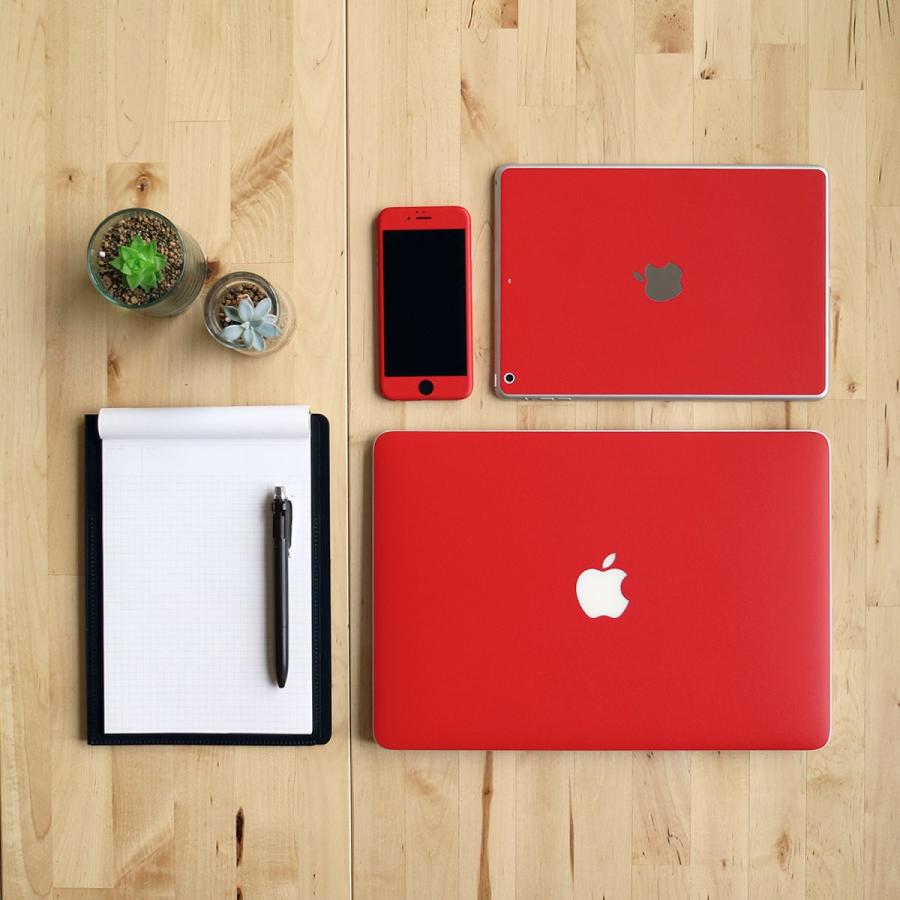 MacBook Retina 12インチ スキンシール ケース カバー フィルム wraplus 選べる34色 レッド 赤 | MacBook Pro | 01