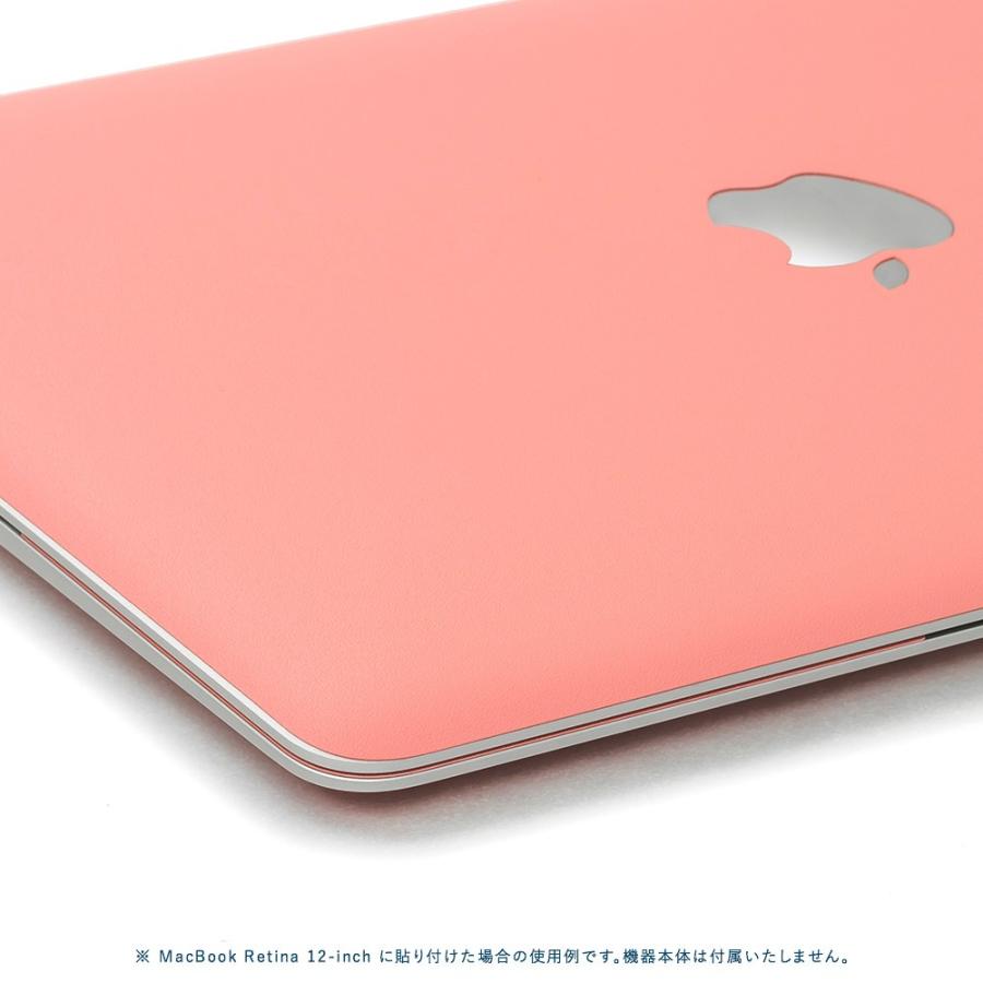 MacBook Retina 12インチ スキンシール ケース カバー フィルム wraplus 選べる34色 サーモンピンク | MacBook Pro | 03