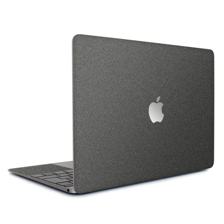 MacBook Retina 12インチ スキンシール ケース カバー フィルム wraplus 選べる34色 ガンメタリック｜wraplus