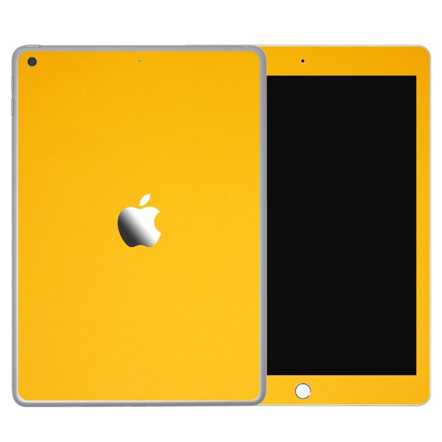 iPad Pro 9.7インチ スキンシール ケース カバー フィルム 背面 wraplus 選べる34色 イエロー 黄色｜wraplus