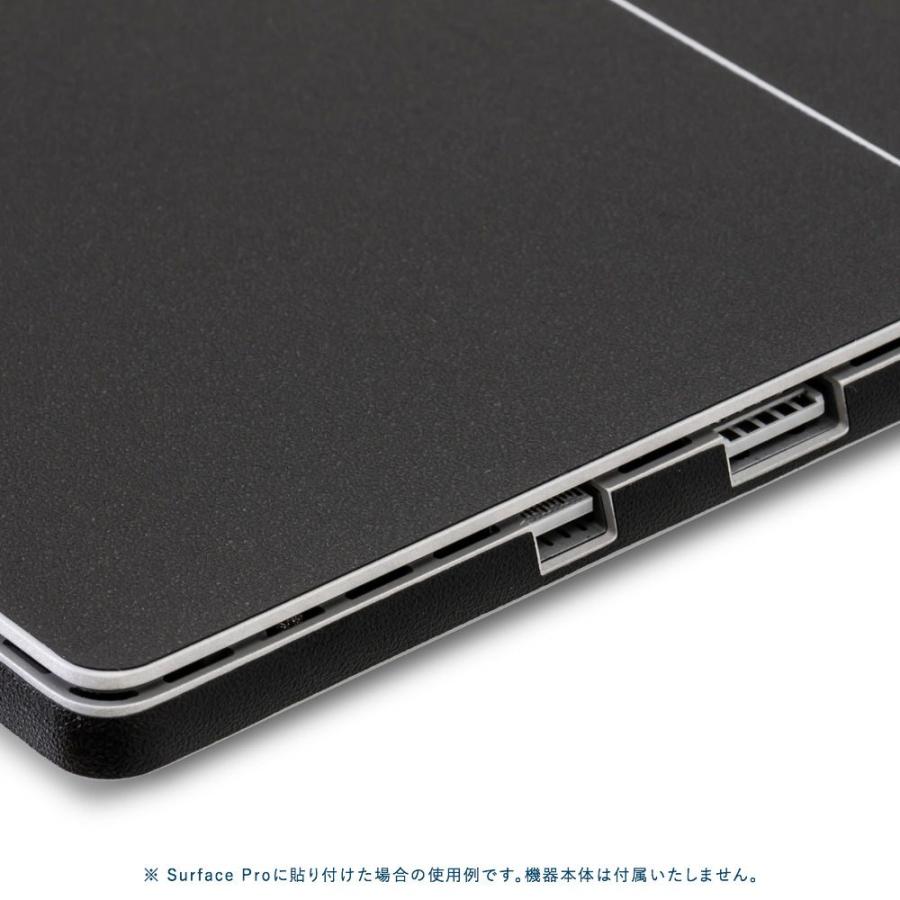 Surface Pro7 / Pro6 / Pro5 / Pro4 スキンシール ケース 背面 wraplus ブラック 黒 | Surface | 03