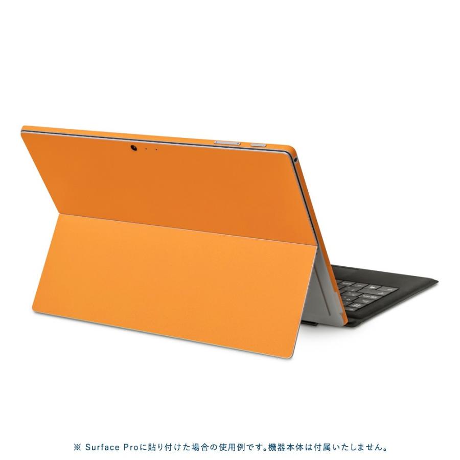 Surface Pro7 / Pro6 / Pro5 / Pro4 スキンシール ケース 背面 wraplus オレンジ | Surface | 01