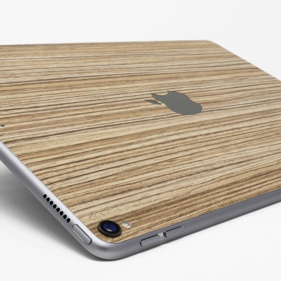 iPad 第9世代 第8世代 第7世代 第6世代 第5世代 スキンシール ケース カバー フィルム 背面 wraplus 選べる34色 ゼブラウッド1 | iPad | 02