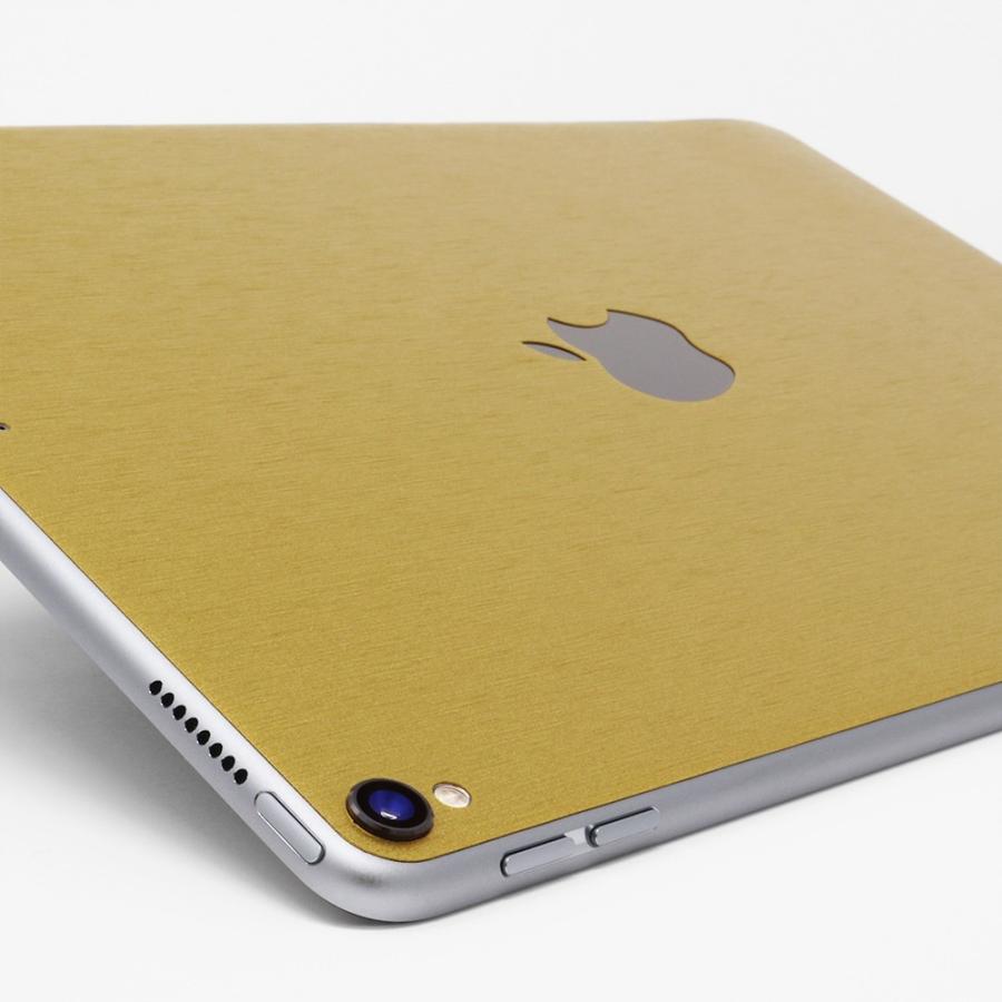 iPad 第9世代 第8世代 第7世代 第6世代 第5世代 スキンシール ケース カバー フィルム 背面 wraplus 選べる34色 ゴールドブラッシュメタル | iPad | 02