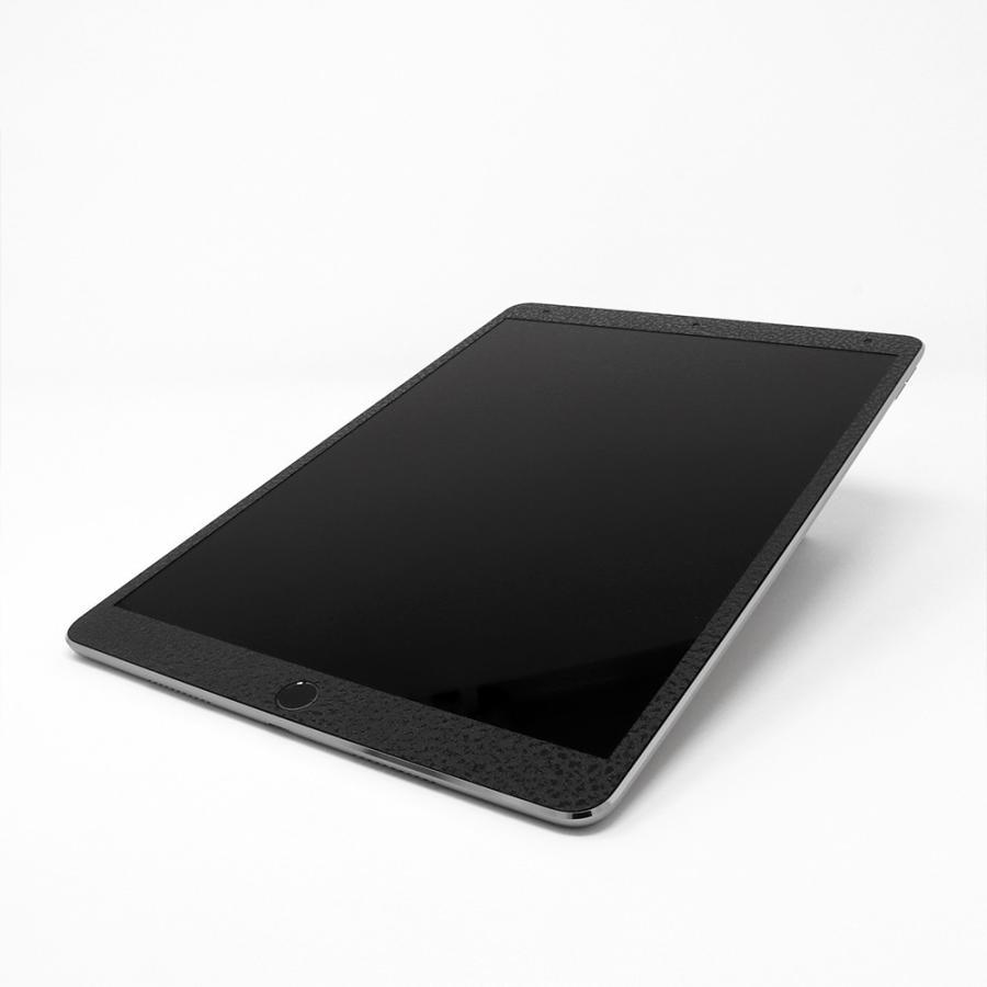 iPad Pro 10.5インチ スキンシール ケース カバー フィルム 背面 wraplus 選べる34色 ブラック光沢レザー｜wraplus｜04
