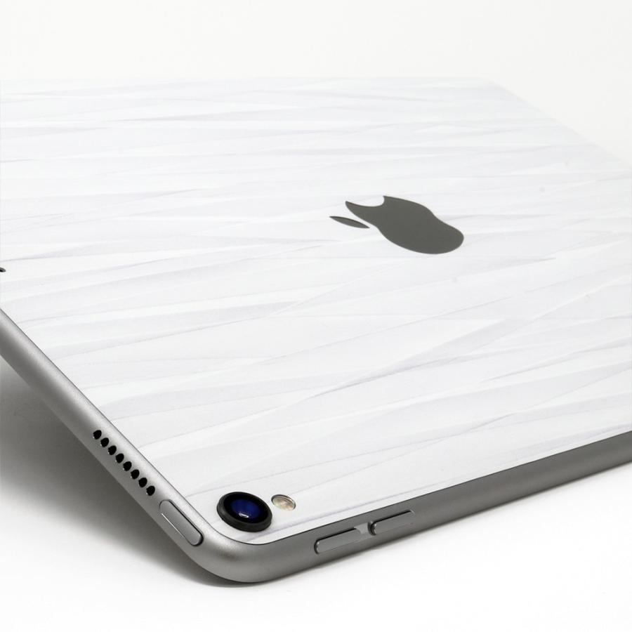 iPad Pro 10.5インチ スキンシール ケース カバー フィルム 背面 wraplus 選べる34色 ホワイトアブストラクト | iPad | 02