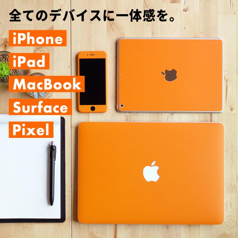 iPad Air スキンシール iPad Pro 11インチ 13インチ スキンシール iPad mini フィルム ケース カバー 背面 保護 M5 M4 M3 M2 wraplus オレンジ | iPad | 01