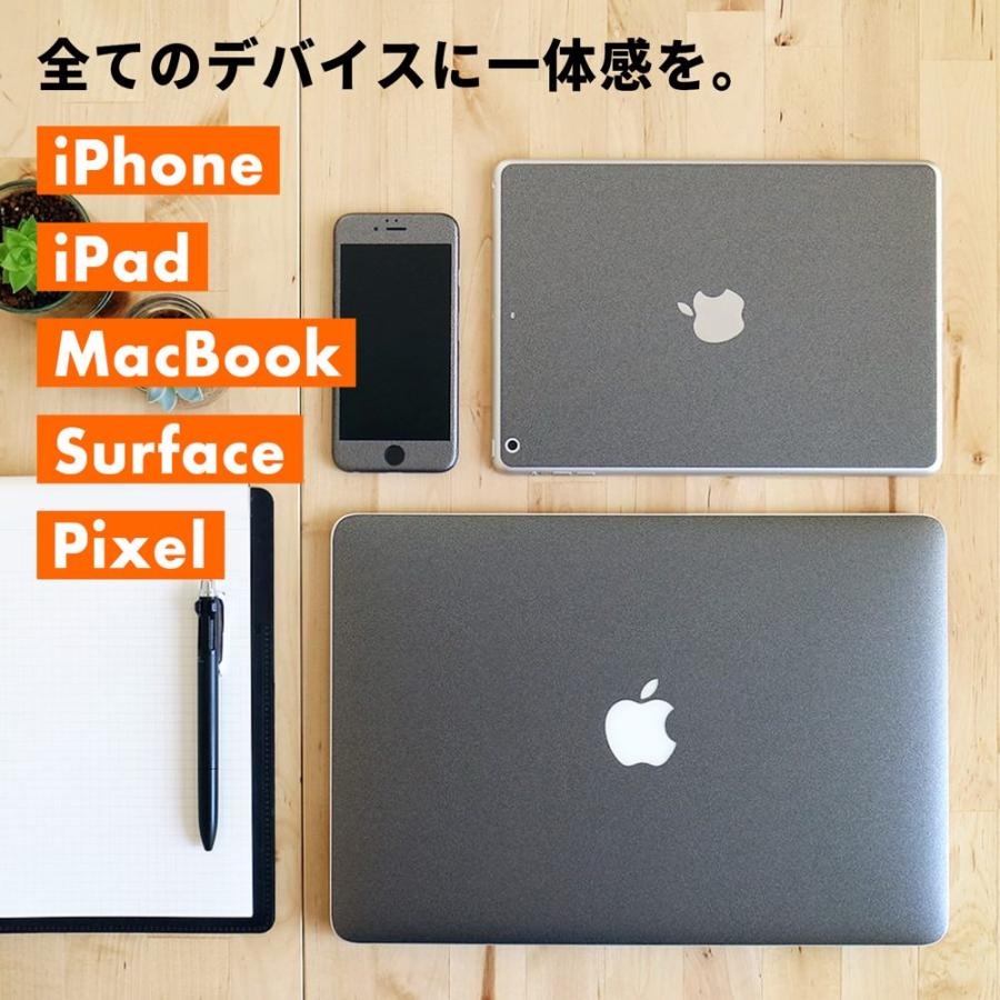 Surface Pro 12インチ スキンシール Surface Pro11 スキンシール Surface Pro10 Pro9 Laptop Go フィルム ケース 背面 保護 wraplus ガンメタリック | Surface | 01