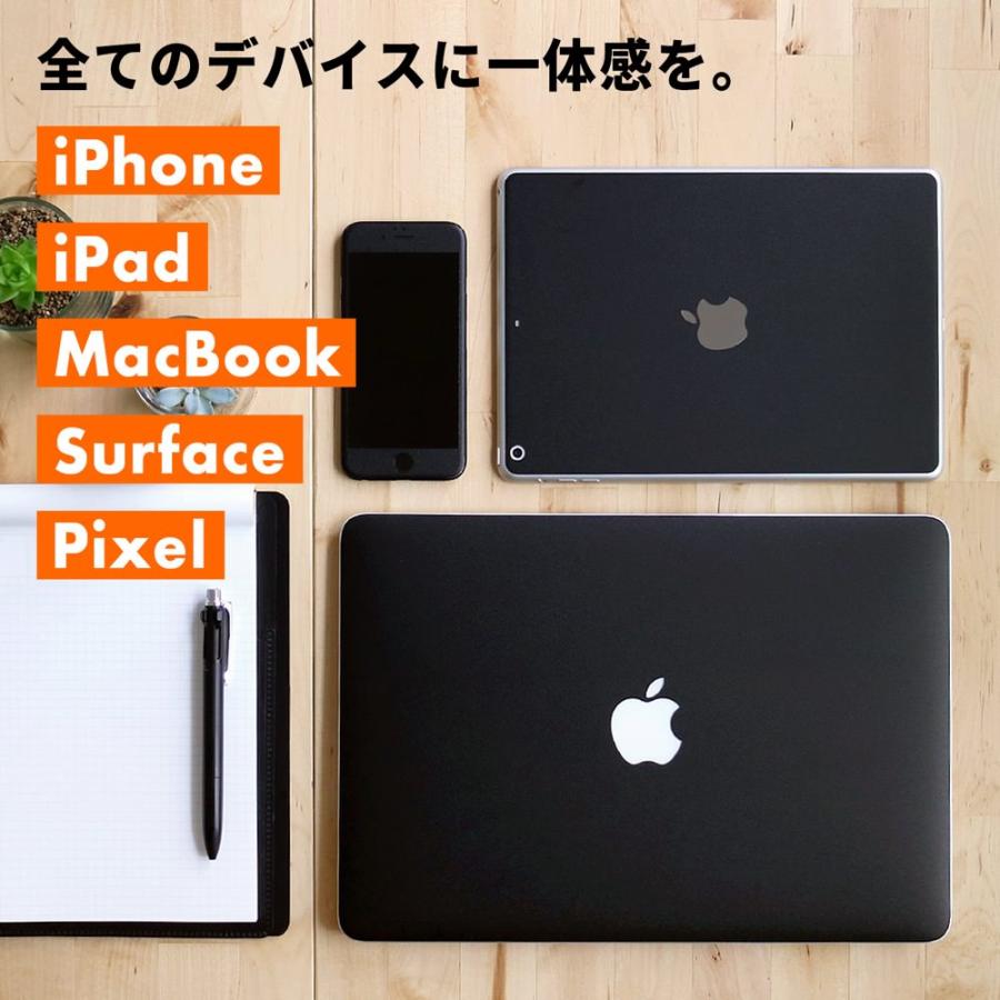 Surface Pro 12インチ スキンシール Surface Pro11 スキンシール Surface Pro10 Pro9 Laptop Go フィルム ケース 背面 保護 wraplus ブラック 黒 | Surface | 01