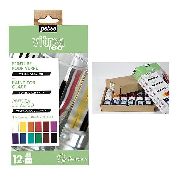 ★爆買★絵具 Pebeo ペベオ ヴィトレア160 ディスカバリーセット 12色 757461