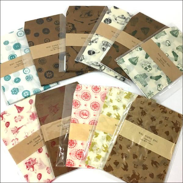 【売り切りSALE】ワックスペーパーバッグ 角底タイプ 三和蝋紙所 カバン ホワイト Mサイズ(5枚入り) TWB-04WH|シモジマラッピング倶楽部|02
