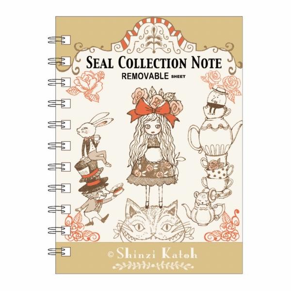 シール帳 ノート シール堂 シンジカトウ Shinzi Katoh A6サイズ 40