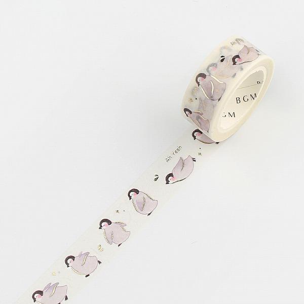 マスキングテープ BGM ビージーエム Life ライフ 箔押し ゴールド  