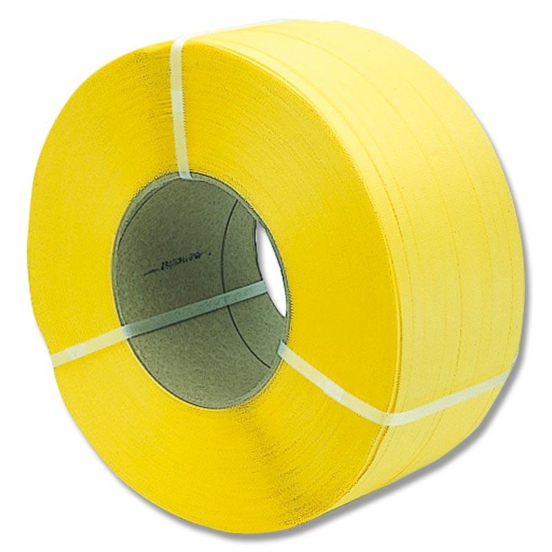 梱包用バンド PPバンド 黄 機械用 1巻