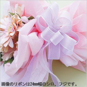 シモジマ ラッピングリボン HEIKO Fオーガンジーリボン 幅12mmx30m