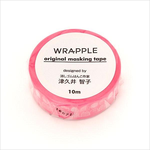 数量限定特価 マスキングテープ  WRAPPLE × 津久井 智子 audience 15mm×10m｜wrappingclub1｜03