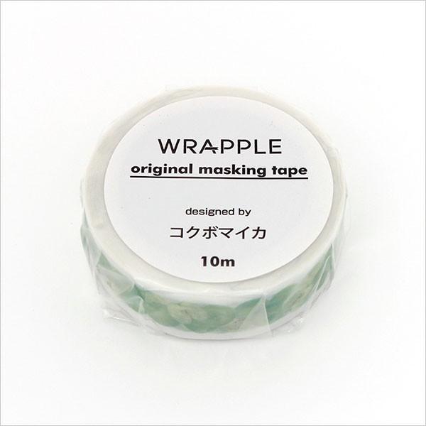 爆買い新作数量限定特価 マスキングテープ WRAPPLE × apples 15mm×10m コクボマイカ G 梱包、テープ 