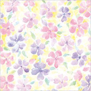 包装紙 ラッピング シモジマ HEIKO 半才 コート フラワーカクテル 100枚 の商品画像