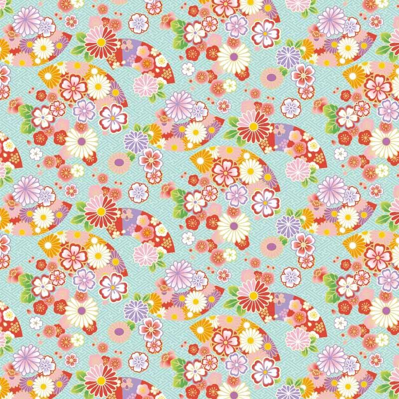 包装紙 Heiko シモジマ ラッピングペーパー 半才 花扇 50枚入 シモジマラッピング倶楽部 通販 Paypayモール