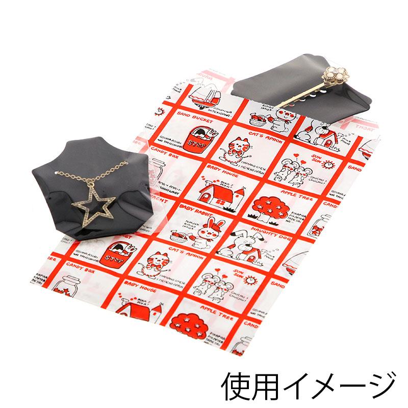 紙袋 HEIKO シモジマ 柄小袋 Ｒ−８５ ストップペイル　200枚｜wrappingclub1｜02
