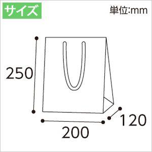 シモジマ 紙袋 手提げ袋 カラーチャームバッグ 20-12 エンジ 10枚入り｜wrappingclub1｜02