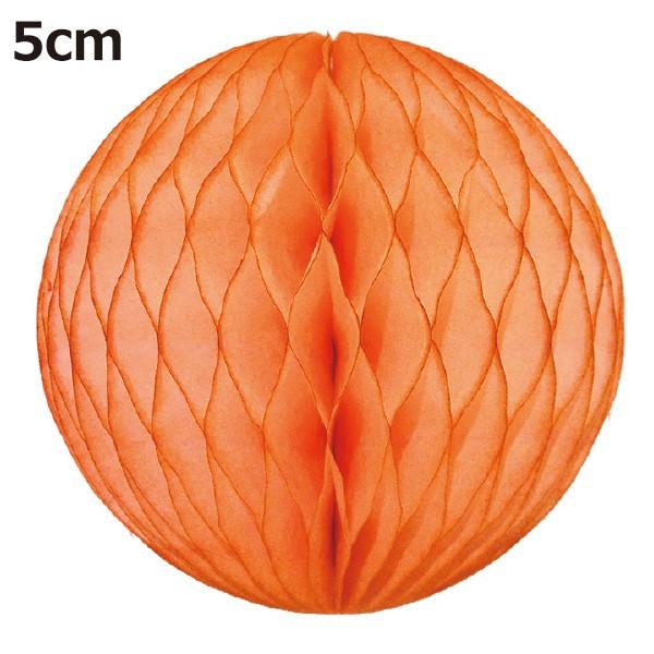 Honeycomb Ball ハニカムボール  ペーパーインテリジェンス  5cm オレンジ｜wrappingclub1