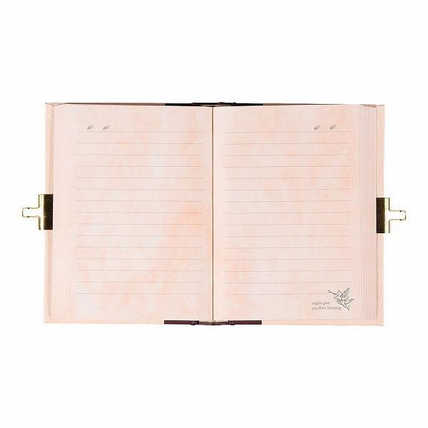 MIDORI（文具） ダイアリー・日記 midori ミドリ 天使柄 鍵付 12370006