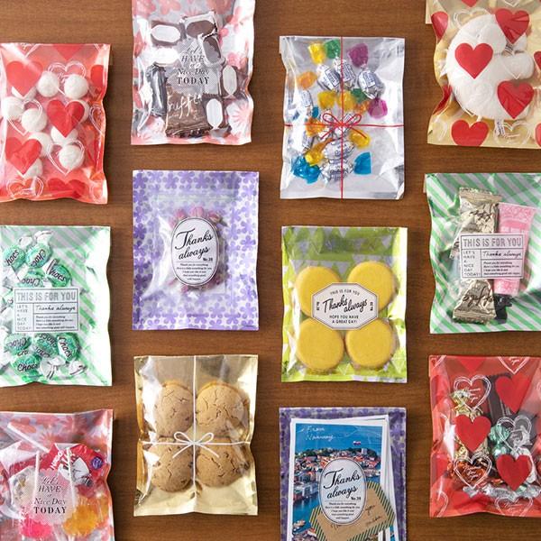 MIDORI（ミドリ） ラッピング・梱包用品 片面透明袋＜M＞ メタリック