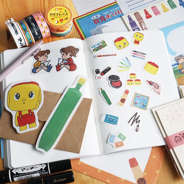 フレークシール 紀寺商事×古川紙工 きてら文具シリーズ 寺西化学 KFS  