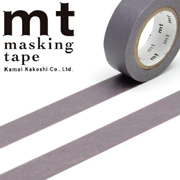 マスキングテープ mt カモ井加工紙 mt1P 無地 灰紫 MT01P196R 15mmｘ7m 最大56%OFFクーポン