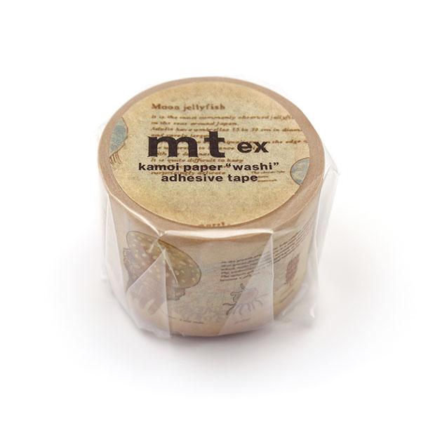 mt マスキングテープ カモ井加工紙 ex 1巻 図鑑・クラゲ mt マスキングテープ カモ井加工紙 ex 1巻 図鑑・クラゲ