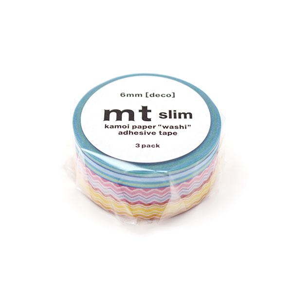 mt マスキングテープ カモ井加工紙 slim deco 3色セット 線 mt マスキングテープ カモ井加工紙 slim deco 3色セット 線