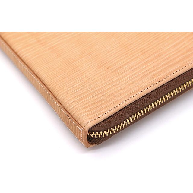 木目 薄型 レザー メンズ バッグ 鞄 スリム 革 本革 型押し 男性 |  | 09