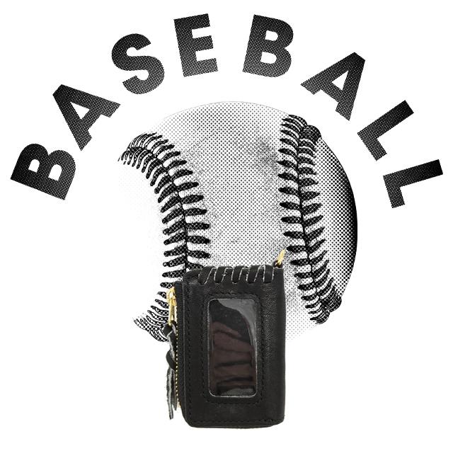 キーケース 野球 ベースボール ボール グローブ 革 レザー 本革 |  | 01